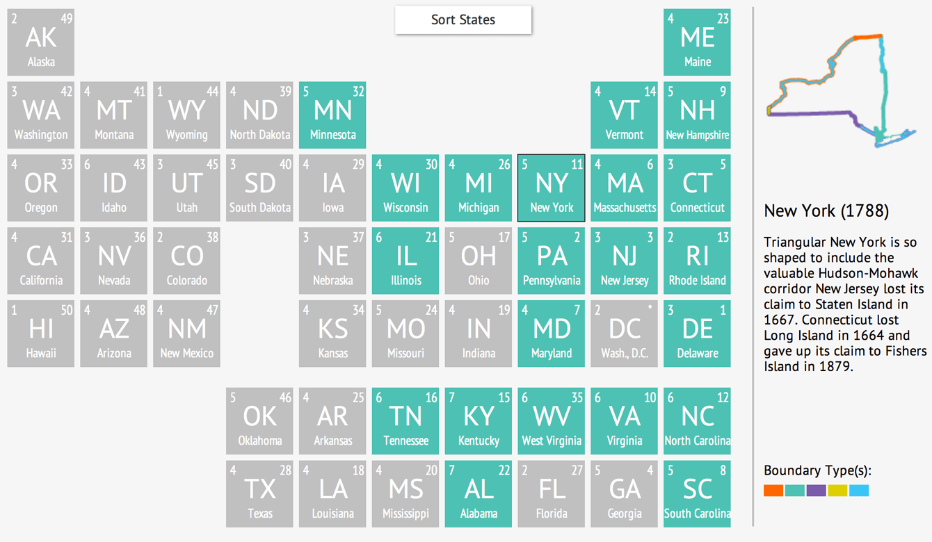 closeup state boundaries