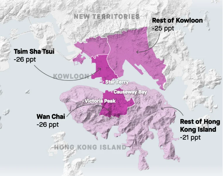 Hong Kong’s Airbnbs started to go vacant as protests intensified