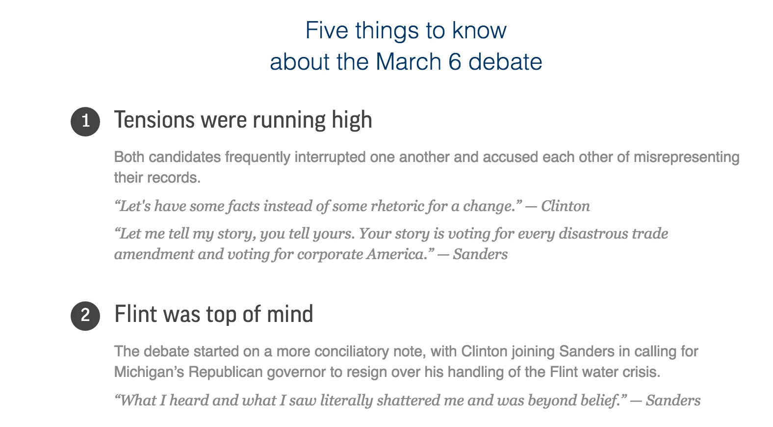 Primary debates